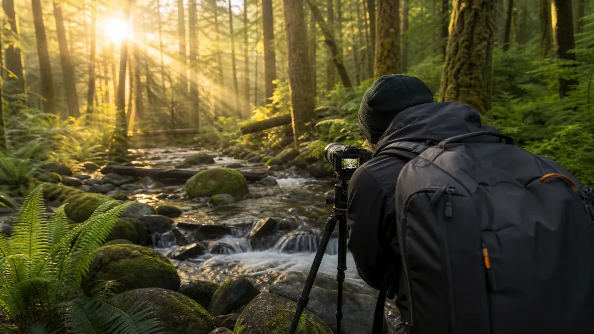 Photography Spots illustrated forest scene